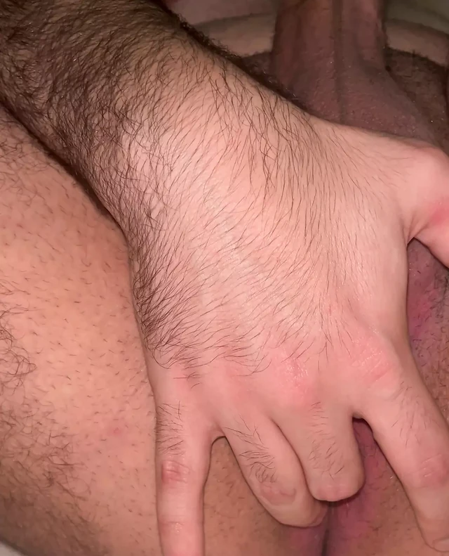 gay makes a handjob and finger fucks himself in the ass at the same time
