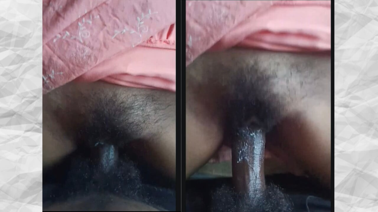 Stepsister's pussy fucked with a thick cock! Hairy pussy fucked with full thick cock