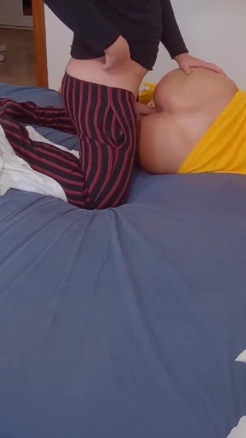 Key moment from "The stepmom thought it was a dream when the stepson stuck his dick in her mouth and pussy, and then came"