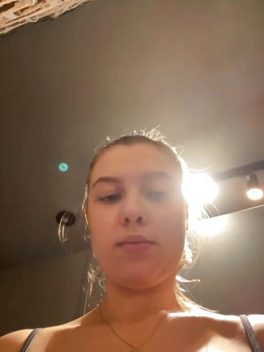 Horny girl fucking in public Gym