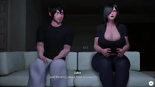 Mansion Days #5 - Goth Hottie Uses Her Wet Mouth