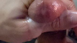 Another juicy solo handjob with juicy cum