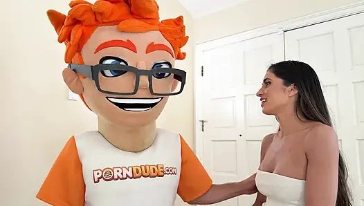 My Big Dick Destroyed Indra in Doggystyle at PornDudeCasting