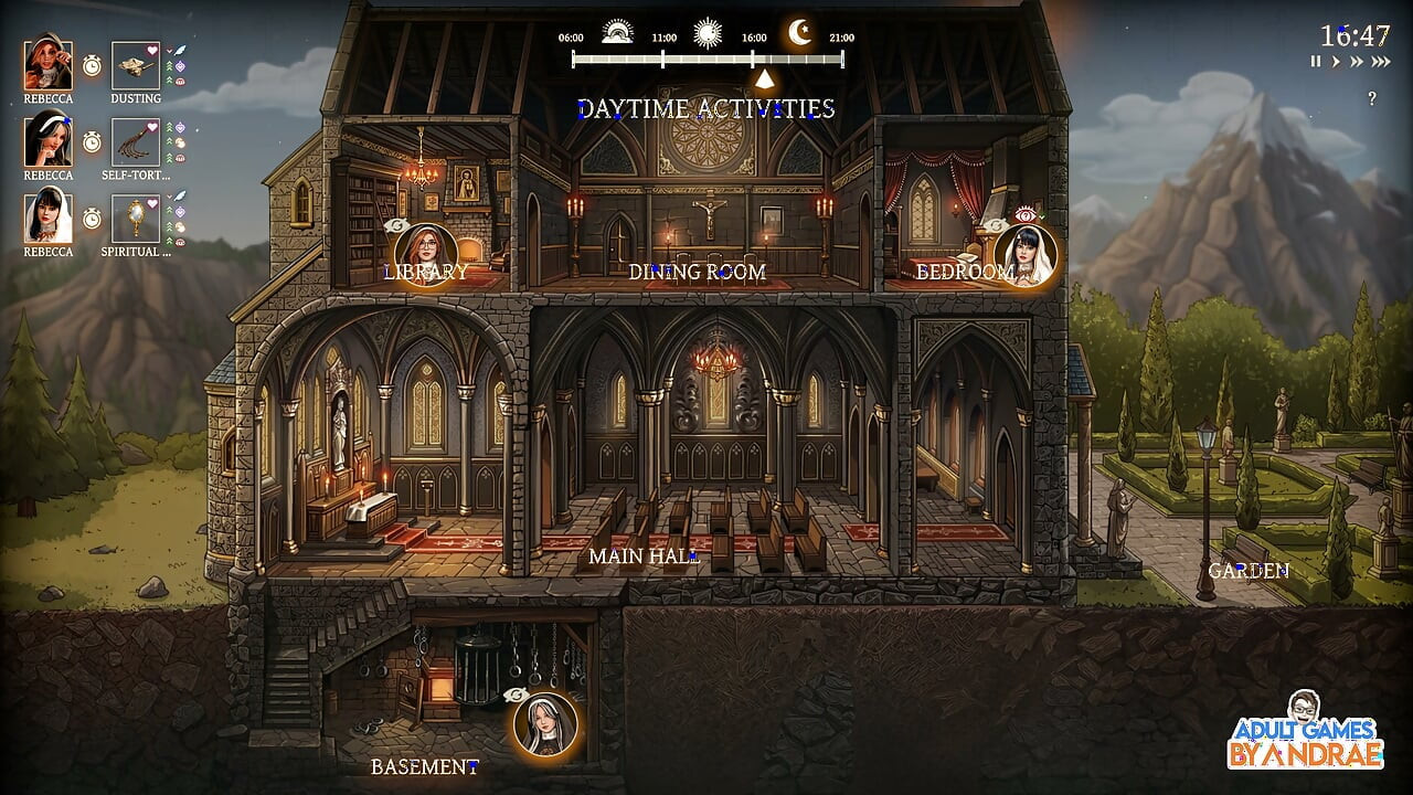 Sisters in sin gameplay teil 14 – rebecca hält den schlüssel in ihre muschi