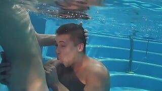 Hot pool sex with handsome hunk and sexy horny guys