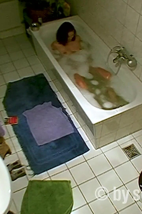 MILF Does Personal Hygiene in the Bathroom