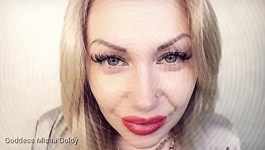 Mesmerizing ASMR encouragement to stroke and smoke with orgasm denial!