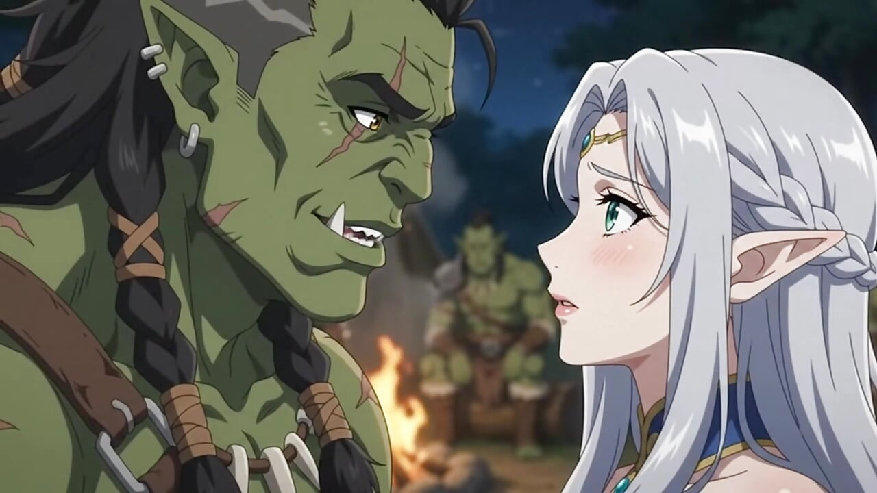 Captured by the Orc Warlord Elf Princess’s Forbidden Night