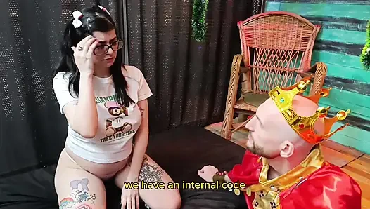 Fulfilling My Christmas Fantasy with a Beautiful Pregnant Woman - I Filled It All