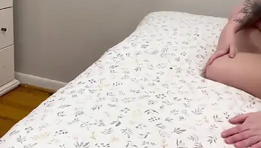 Stepdaughter gets ass fucked and gaped by stepdad