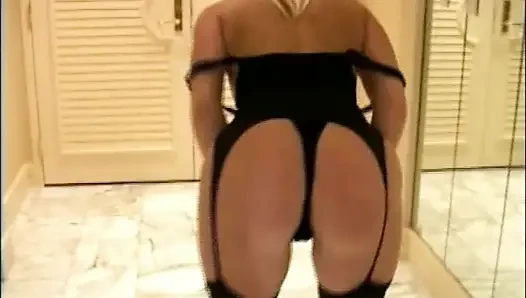 Blonde MILF and Teen Ass Fucked and Cummed on Pussy and Tits by Two Monster Black Cocks