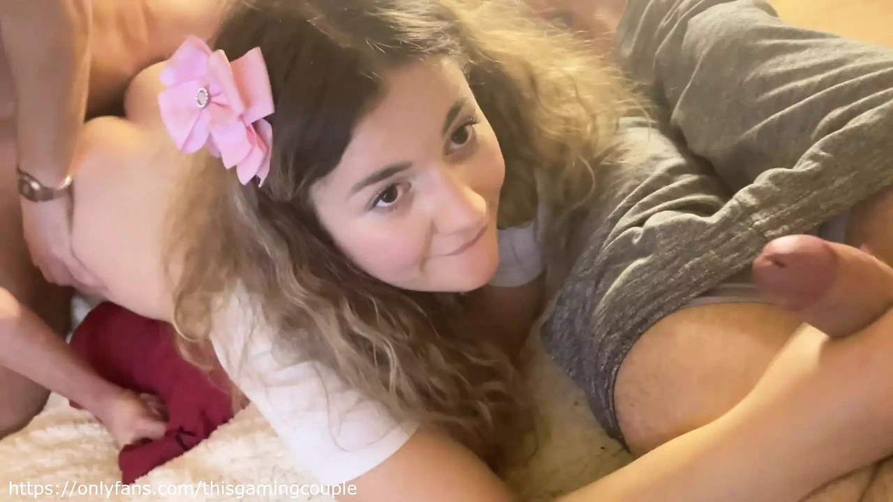 UPS i ALMOST got PREGNANT after my LOVER CREAMPIE ME while my CUCKOLD HUBBY WAITS!!