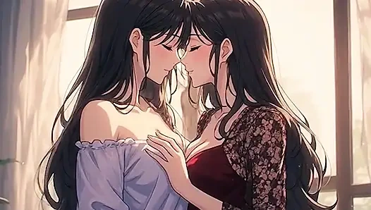 AI Generated Kissing Cartoon Content, Video Tanpa Sensor Gadis Anime 18 Tahun, Kartun Porno 3D closeup oleh Kiidzy Animates