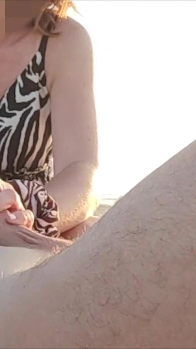 Stunning moment from "FLASHING my COCK in front of my STEPDAUGHTER in a BEACH and she makes me CUMSHOT in front of everyone"