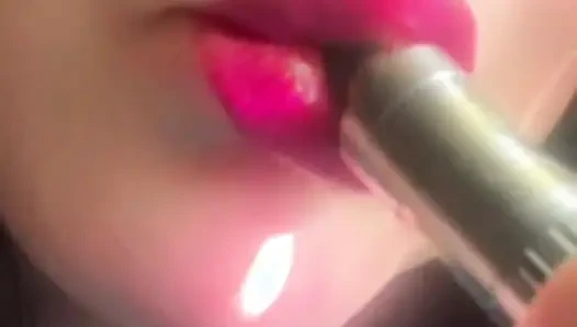 Smoking Hot Pink Seductive Lips & Slow Motion Vapor Bliss