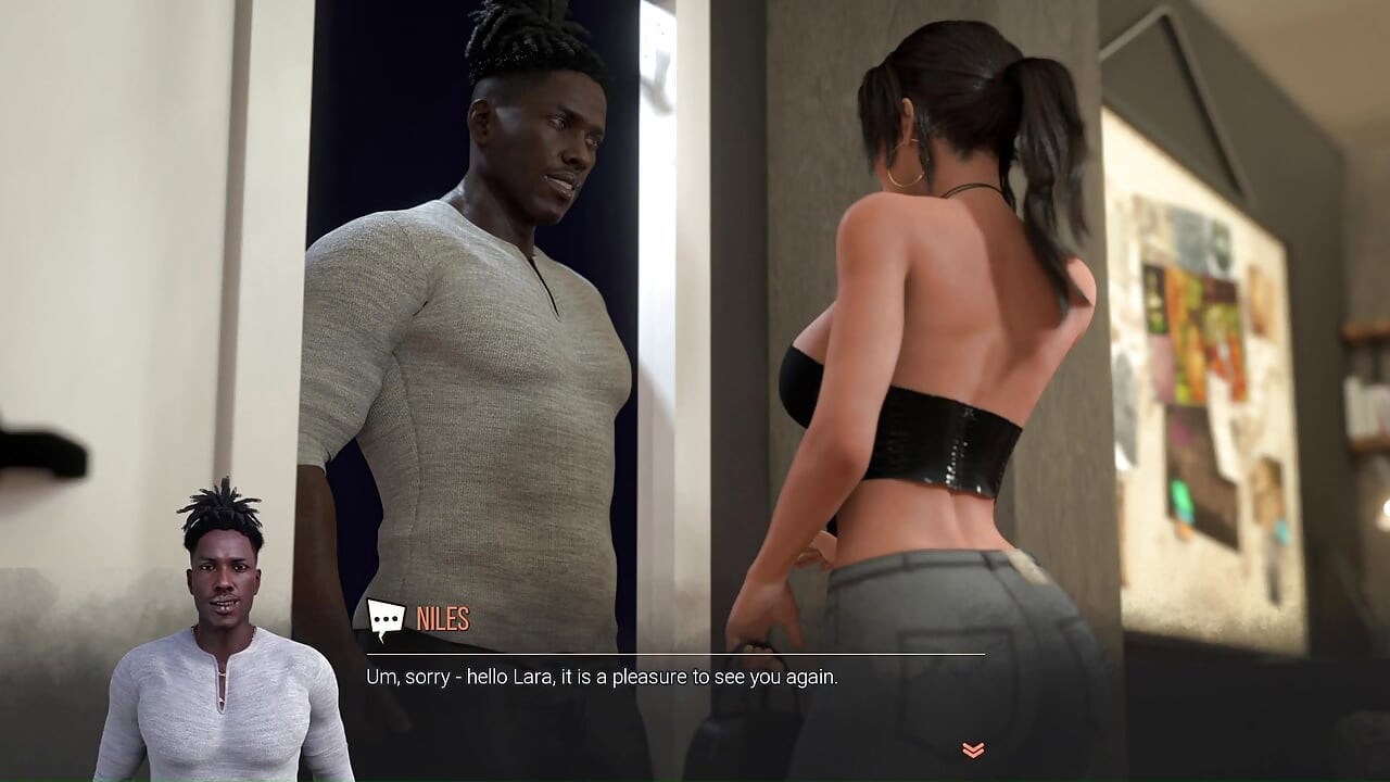 Sexy Lara Fucked by a Nextdoor Muscular Dude with Big Black Cock