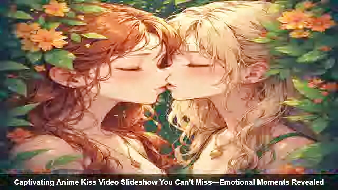 Fesselnde anime kuss-video-diashow, sie können emotionale momente nicht verpassen, enthüllt
