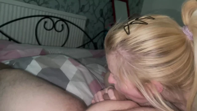 Girlfriend giving me a blowjob