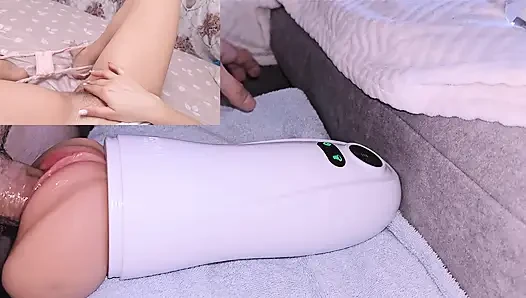 Dieses lutschende muschi-spielzeug ist enger als die muschi der stiefschwester