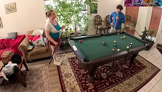 Stepsiblings messing around in the living room get horny and fuck