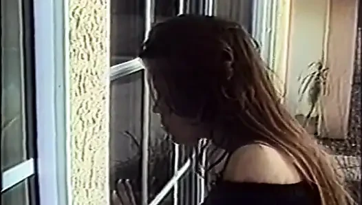 Blonde gets horny in the bathtub and masturbates solo