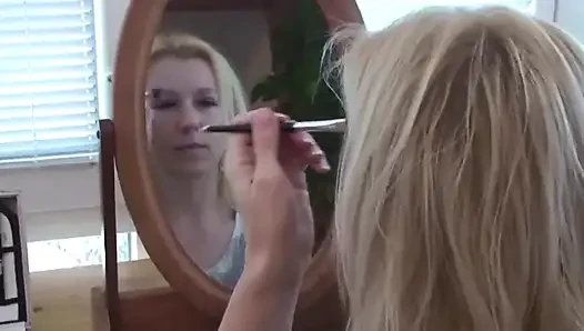Make up and cleaning face