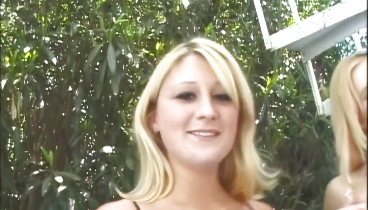 Blonde Slut Deepthroats Cock with Tears Streaming Down