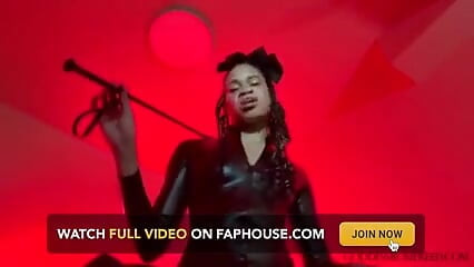 Beat Your Balls and Eat It - Ebony Femdom Goddess Rosie Reed CBT and Cum Eating Instruction Domination POV - Standard Definition