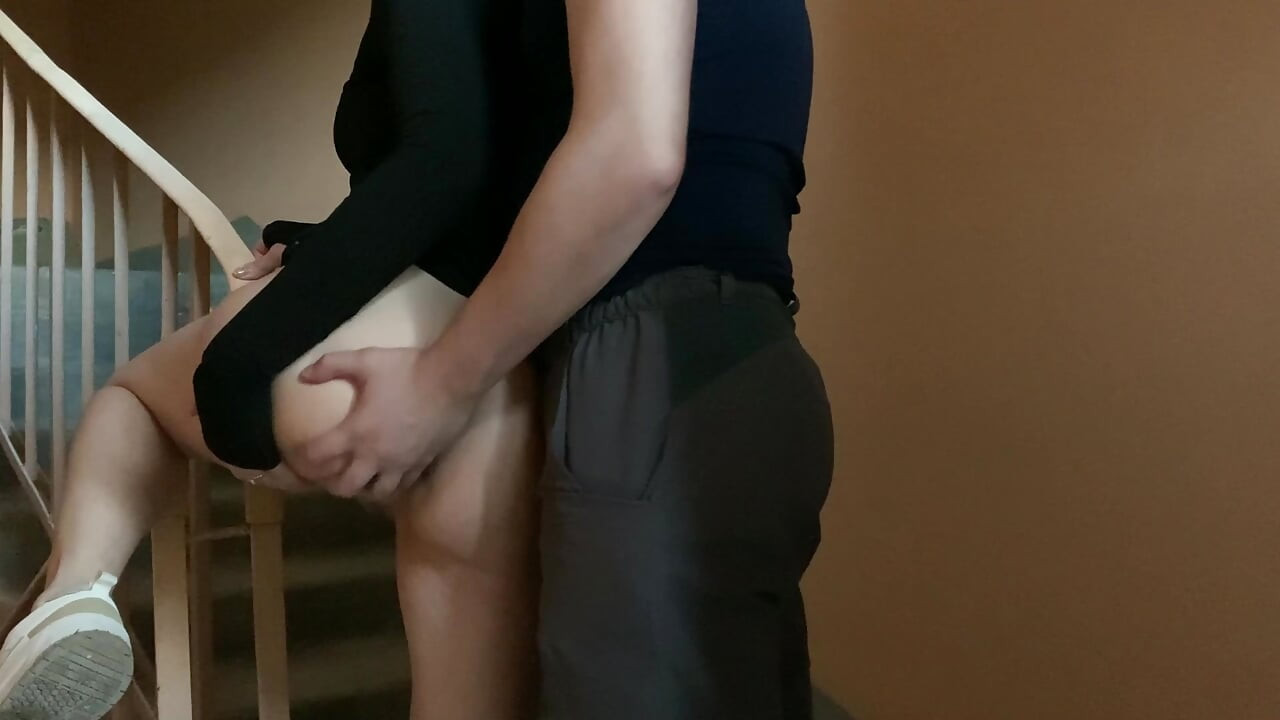 I met a neighbor on a public balcony and let him fuck me