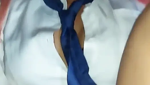 Otaku in Cosplay Marin Gets Anal Sex