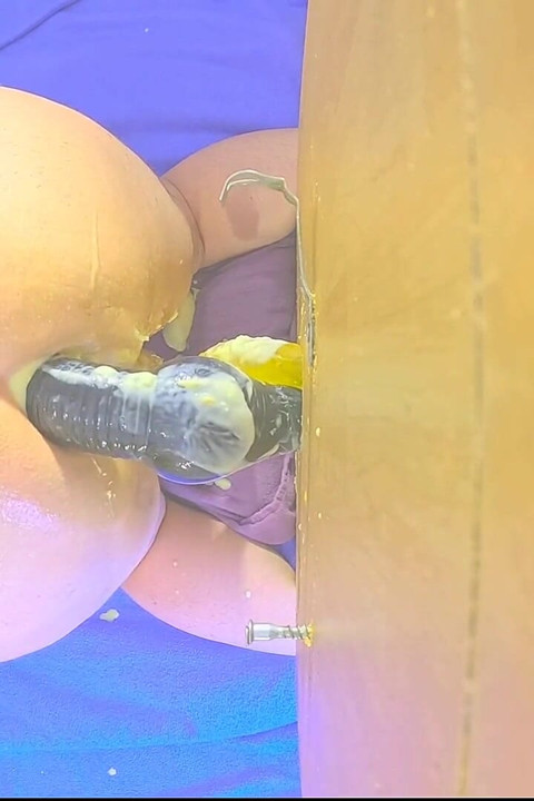 Analgasm 2 Dildos Stretching My Ass Apart Loud Farting