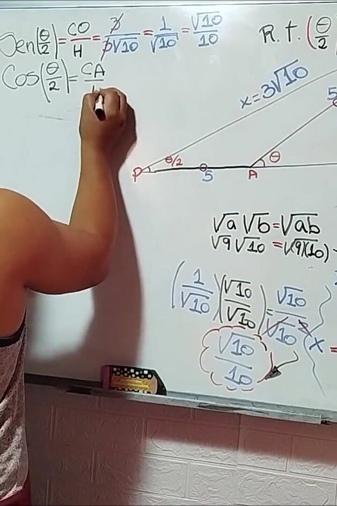 19 טריגונומטריה: חצי-זווית (372) - תרגיל