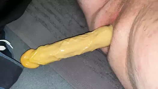Benim 24x7cm yapay penis ile Dildo assfuck, ama tersi. 2. bölüm