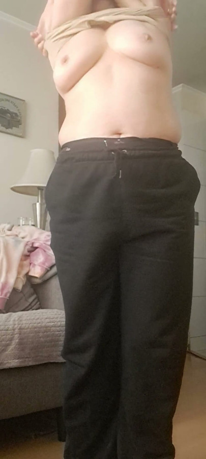 MILF Taking off Her Clothes and Stripping Down to Her Panties