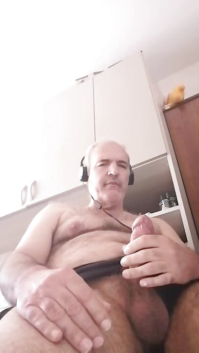 I Jerk My Cock Hard Enjoying Like a Pig While Watching a Porn Movie!