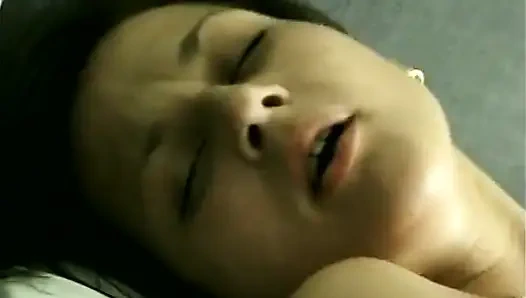 Sexy chick is toying her pussy at the casting