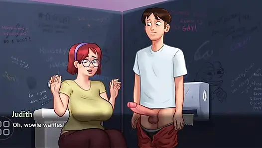 Teen girl showing her boobs