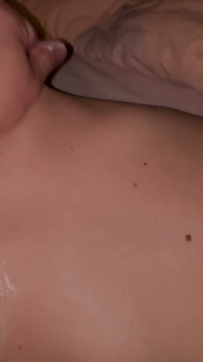 Massage man videotiped my pussy and big nipples close up. He said it's for his collection | Clip 2
