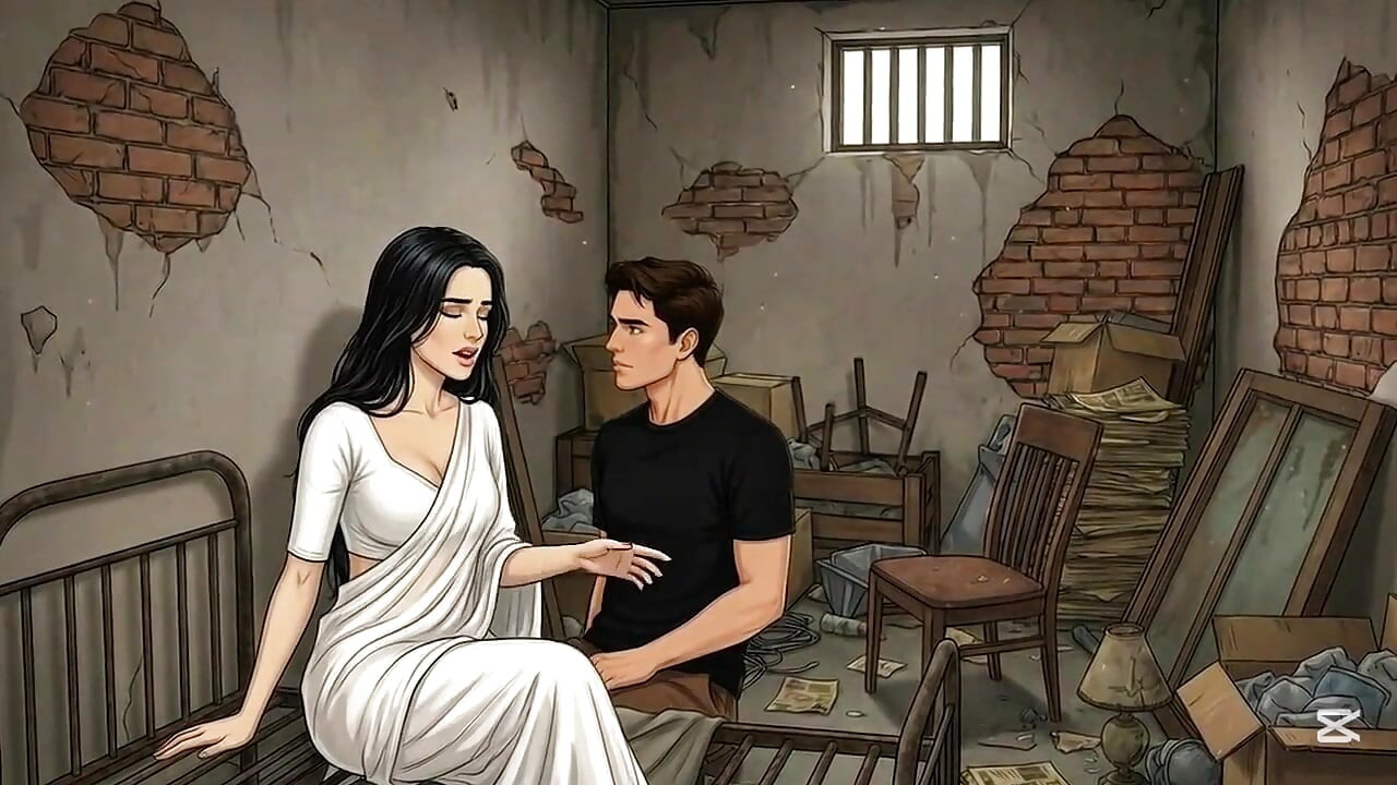 مشهد حب جذاب للزوجين (تم إنشاؤه بواسطة الذكاء الاصطناعي)