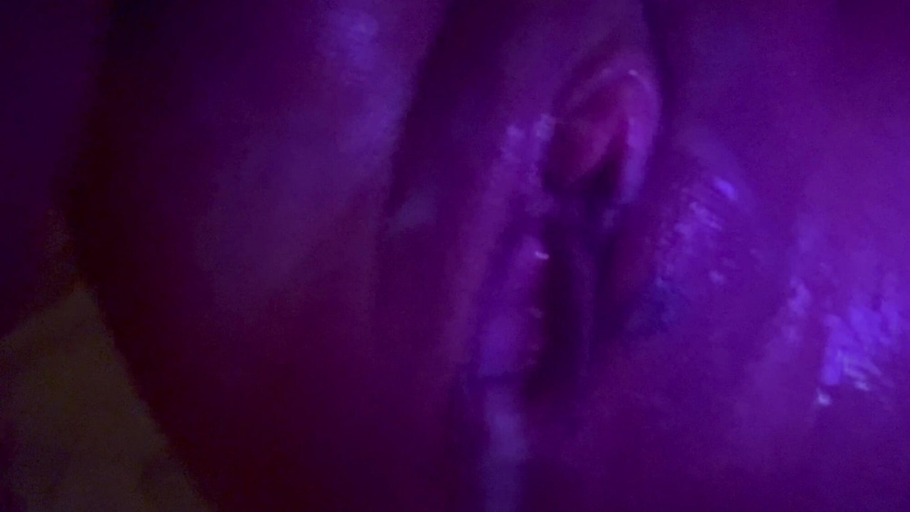 Pregnant whore full of cum blown open cunt