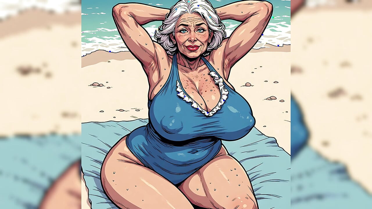 Awek pantai yang comel dan seksi