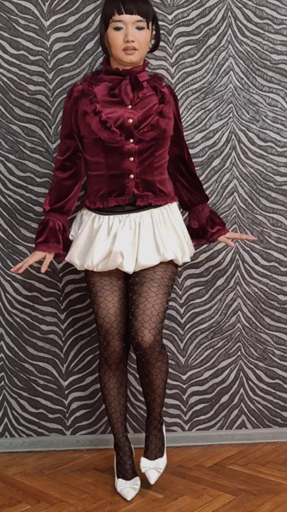 Ponny Letany Dancing and Showing Her Sweet Ass and Sexy Legs in High Heels