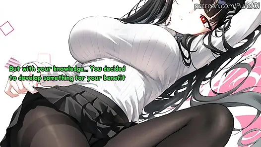 Rio from Blue Archive tests her new innovation on you (Feet and Pantyhose)