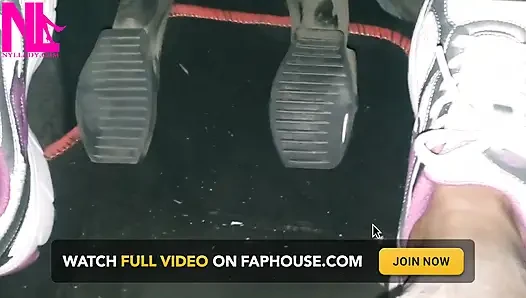 Fast Driving in Lotto Sneakers