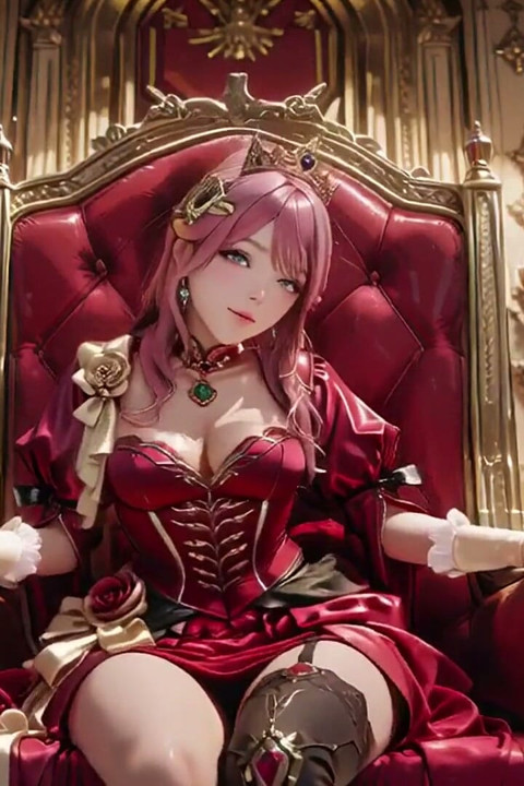 Crimson Throne: Penobatan malas si ratu rambut pink