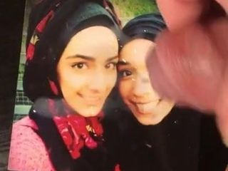Éjaculation sur un hijab musulman