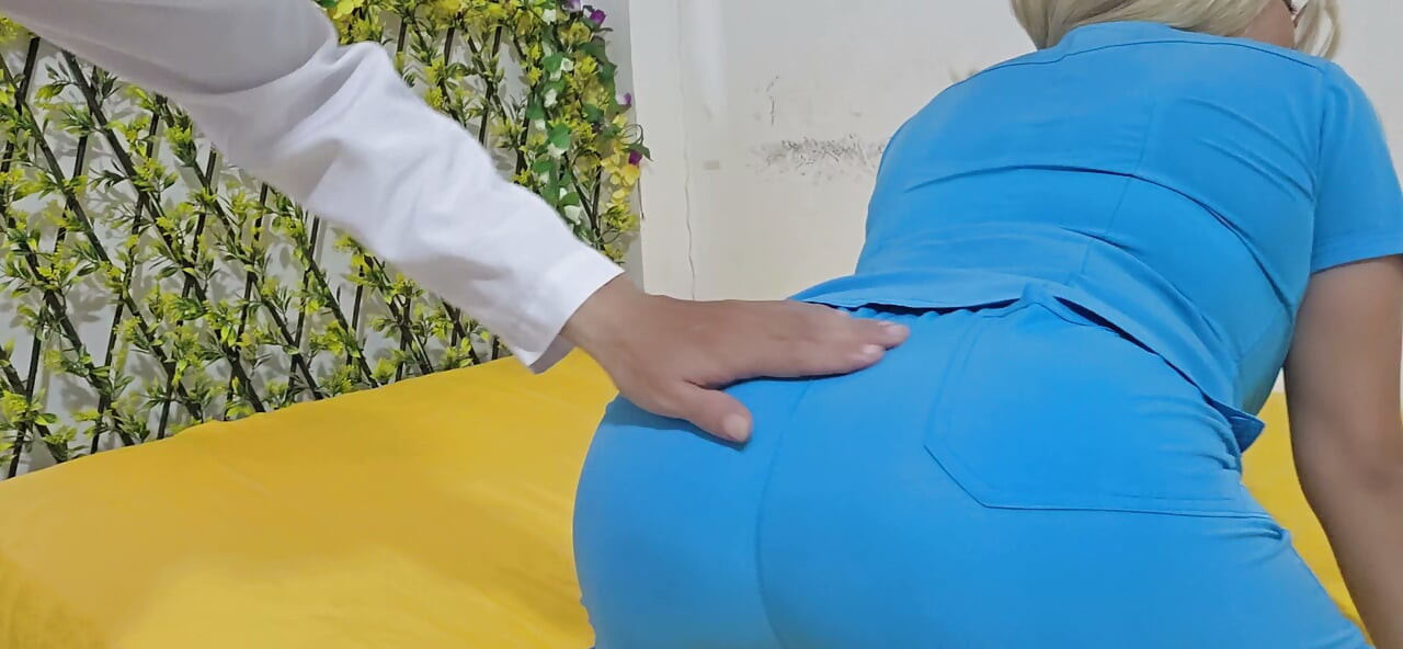Super beautiful Latina nurse is discovered