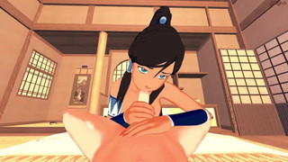 POV baise Korra et jouit en elle - légende de Korra.