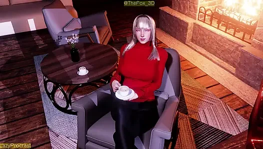 Final fantasy - lazyprocrast animasyon 3d hentai tarafından noel 2025 extravaganza remix renk wm (ses yok)