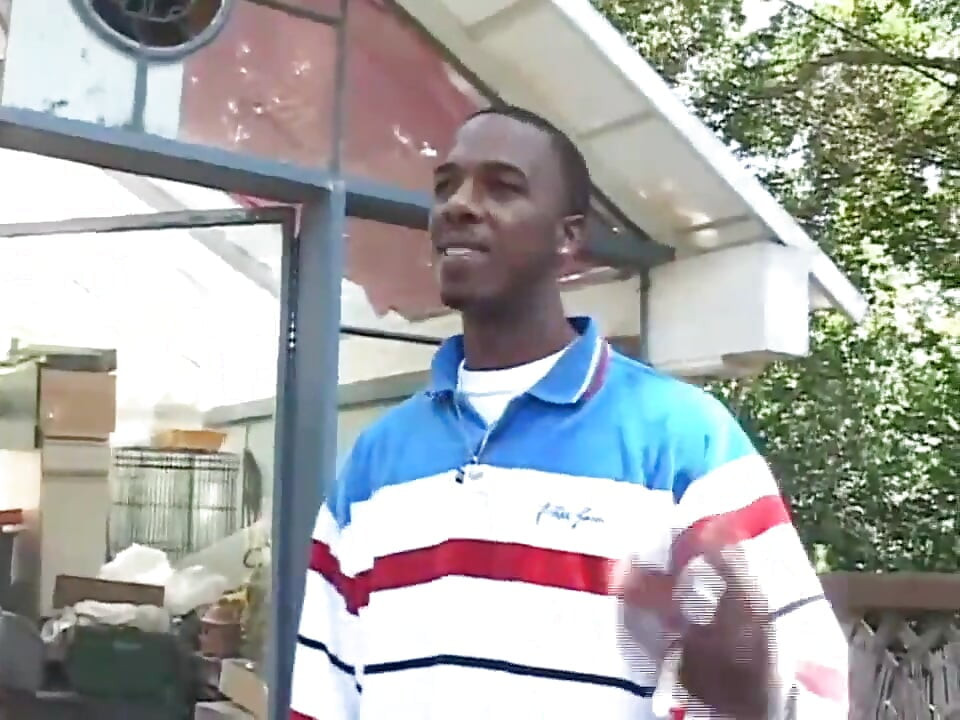 Male sise crna riba jebe pičku u dogging položaju